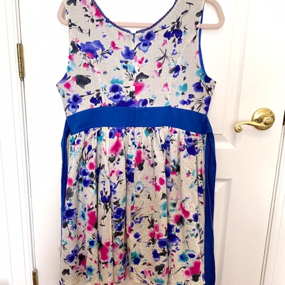 Pink and Blue Floral Dress from LuLu’s Size Large - Picture 5 of 13